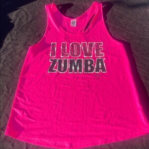 Zumba Fitness Hot Pink Tank Top